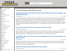 Tablet Screenshot of pressexposure.com